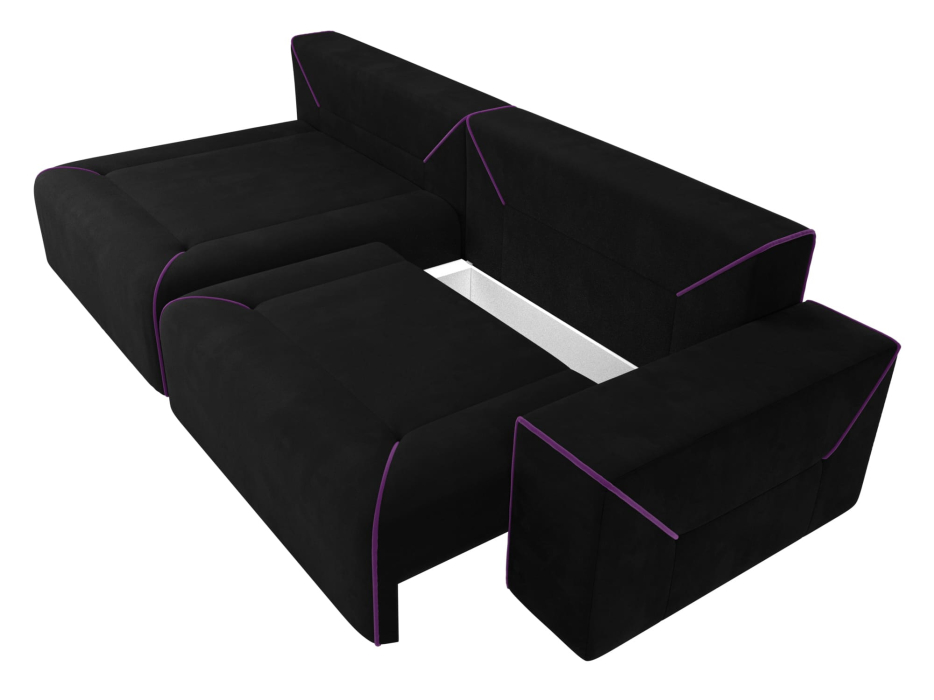 Диваны угловые в гостиную, Диван угловой Кёльн, микровельвет, левый угол