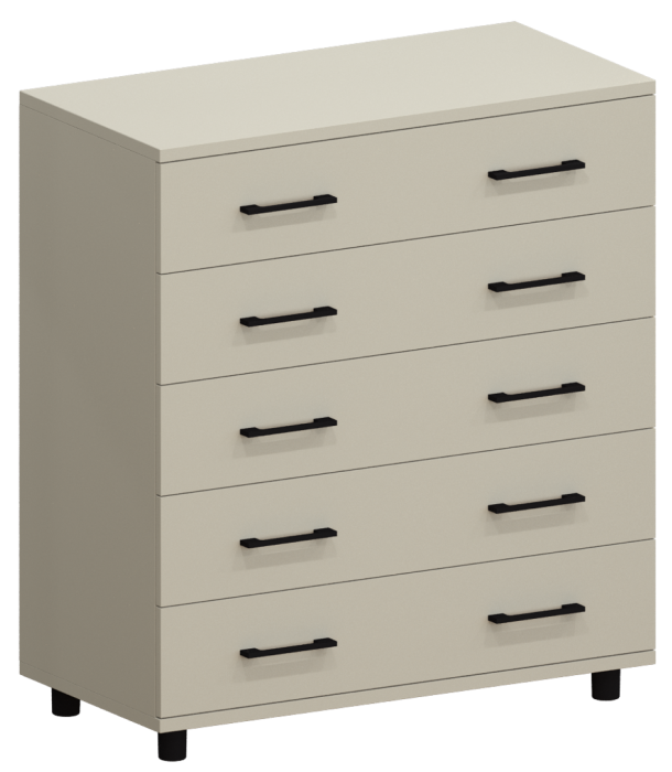 Комоды, Модульная система Грейс Комод КМ-5021  Серый Кашемир