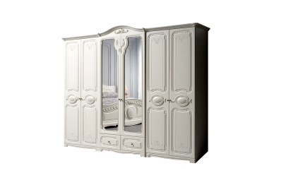 Спальня Азалия Шкаф 6-дв