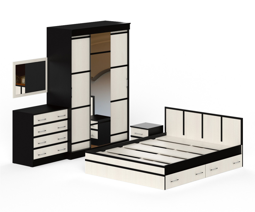 Спальные гарнитуры, Сакура спальня № 1