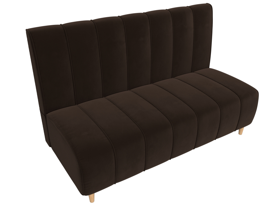 Диваны прямые кухонные, Прямой диван Ральф, микровельвет