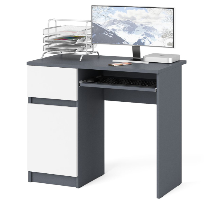 Детские столы, Стол компьютерный Мори МС-1 левый