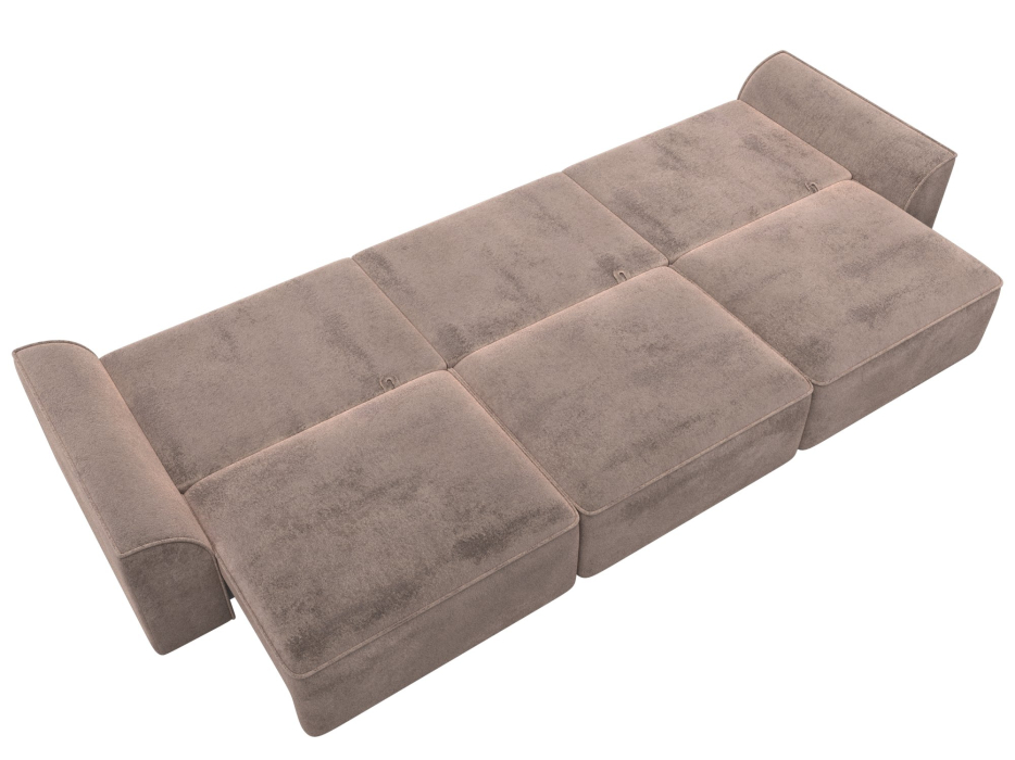 Диваны еврокнижки, Диван прямой Лига-048 НПБ Лонг, велюр TOWER