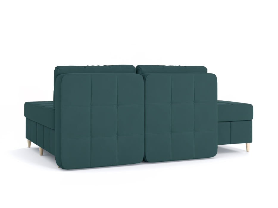 Диваны угловые в гостиную, Диван-кровать угловой Оливер Люкс 2 еврокнижка-трансформер, велюр