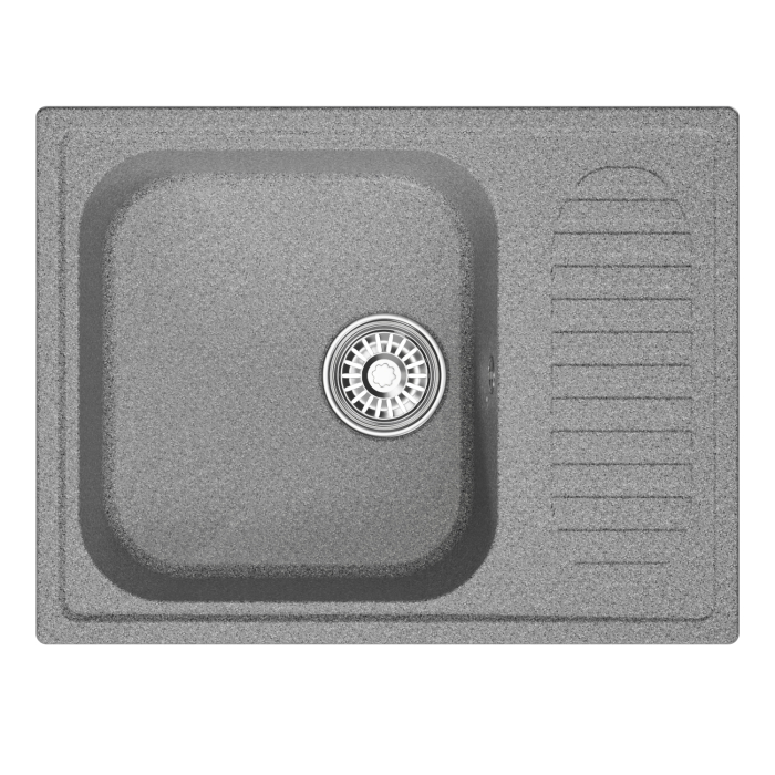 Кухонные мойки, Мойка ML-GM18 с крылом, 640*490*190мм NEW*