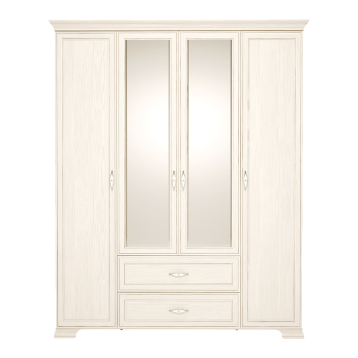 Шкафы распашные, Шкаф для одежды 4-х дверный с ящиками Венеция 02