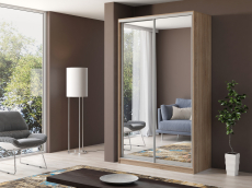 Шкафы-купе, Шкаф купе 2-х дверный Айсберг 150 зеркало