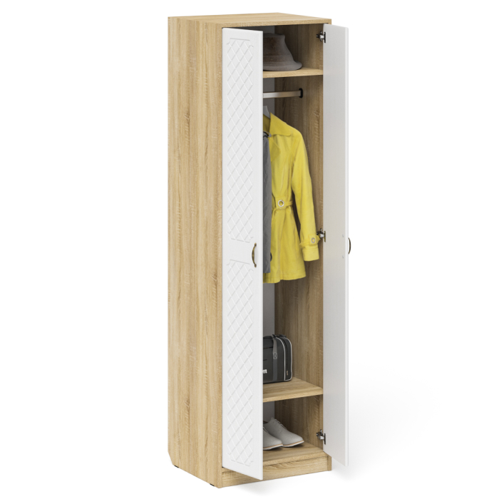 Шкафы распашные, Шкаф П-6 МДФ фрезеровка ромб