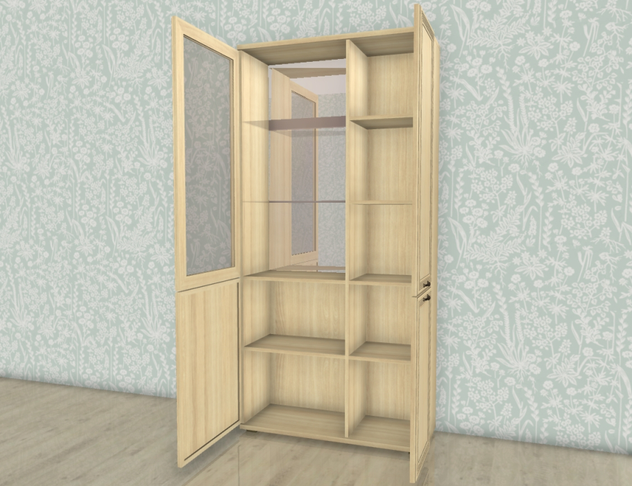 Шкафы двухстворчатые, Модульная система Карина Шкаф ШК-1072