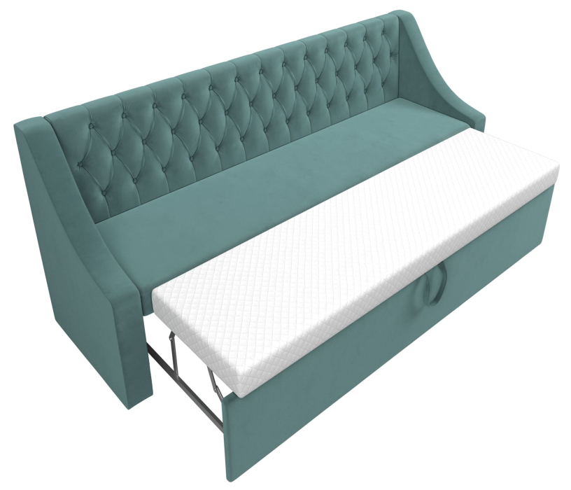 Диваны прямые кухонные, Диван прямой кухонный Мерлин, велюр