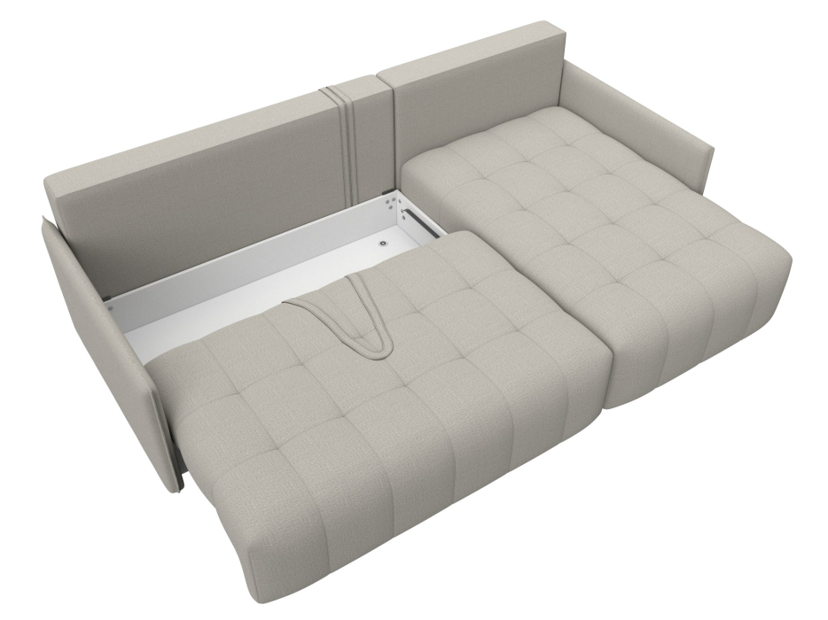 Диваны угловые в гостиную, Диван угловой Лига-054 НПБ угол универсальный, рогожка Амур