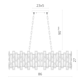 Люстра подвесная MEDEA прям.