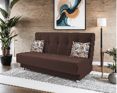 Диваны кровати со спальным местом, Диван прямой книжка Мария (Люкс)