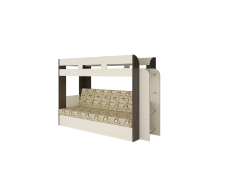 Для подростков, Кровать-диван Карамель 75 Ясень Анкор Светлый/Бодега Темный