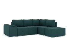 Диваны угловые в гостиную, Диван-кровать угловой Хавьер  ПБ еврокнижка, велюр