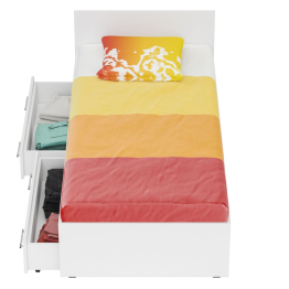 Односпальная кровать с ящиками Стандарт 0900