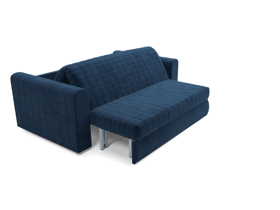 Диваны с ящиком для белья, Диван аккордеон Барон №5 НПБ 155х200 Велюр