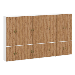 Шкафы Лидер-8 МД 20Б комплект для прихожей из четырёх шкафов