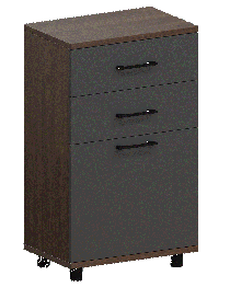 Модульная система Грейс Тумба ТБ-5008  Гикори Джексон Темный