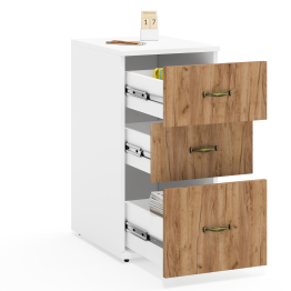 Тумба три ящика Лидер-8 МД 3.16