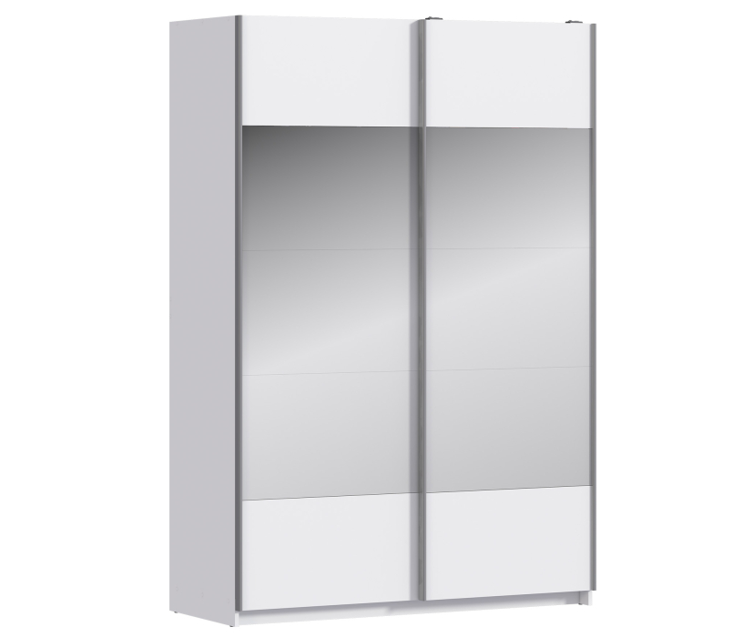 Шкафы-купе, Шкаф-купе (1500) Палермо СБ-2496 Белый