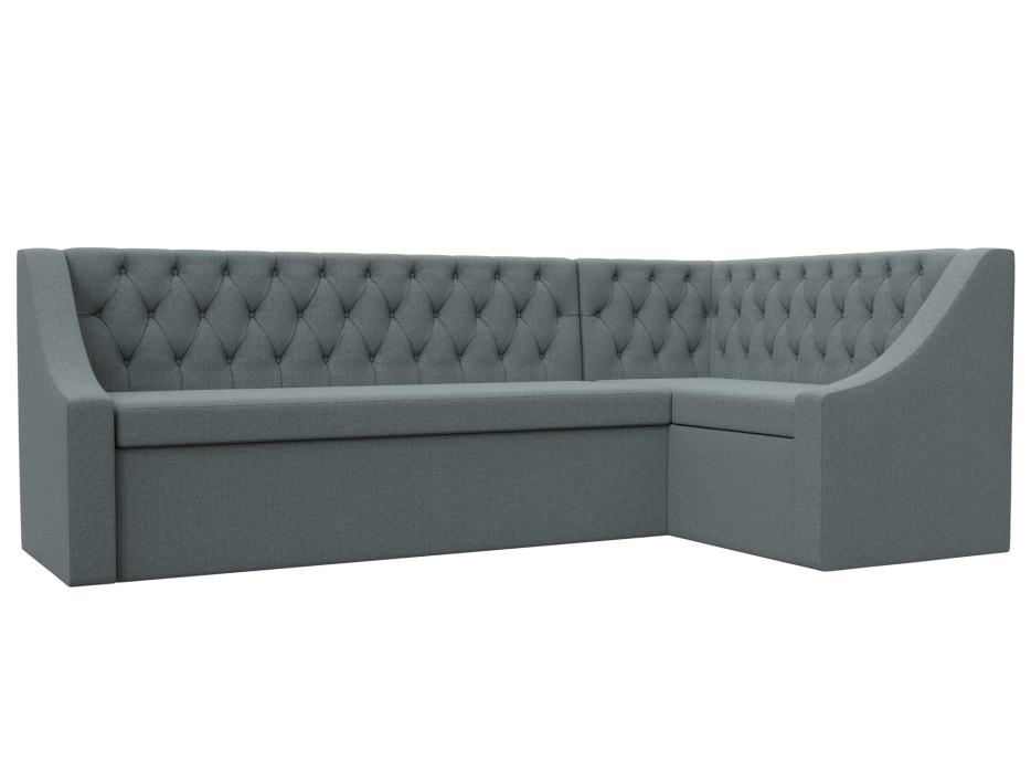 Диваны угловые кухонные, Диван кухонный угловой Мерлин правый угол, рогожка Амур