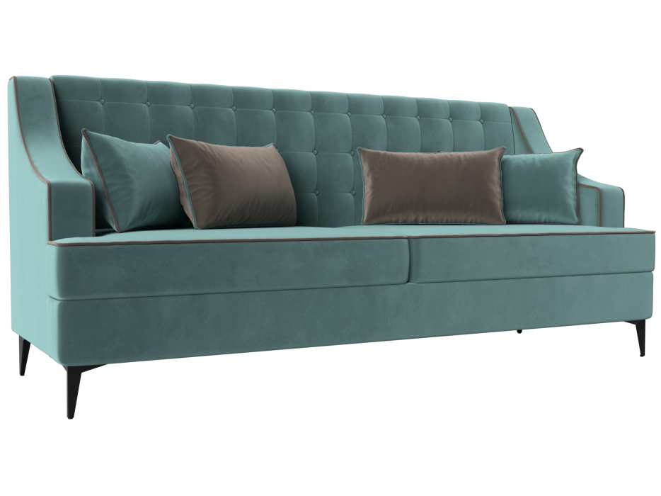 Дизайнерские диваны для гостиной, Прямой диван Марк, велюр