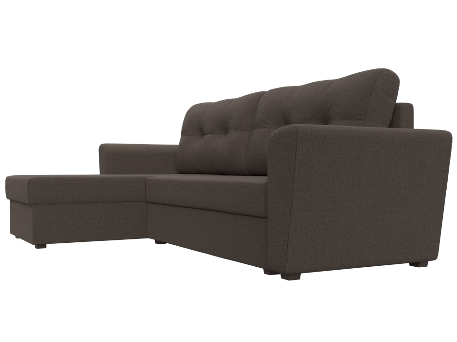 Диваны угловые в гостиную, Угловой диван Амстердам Лайт левый угол, рогожка