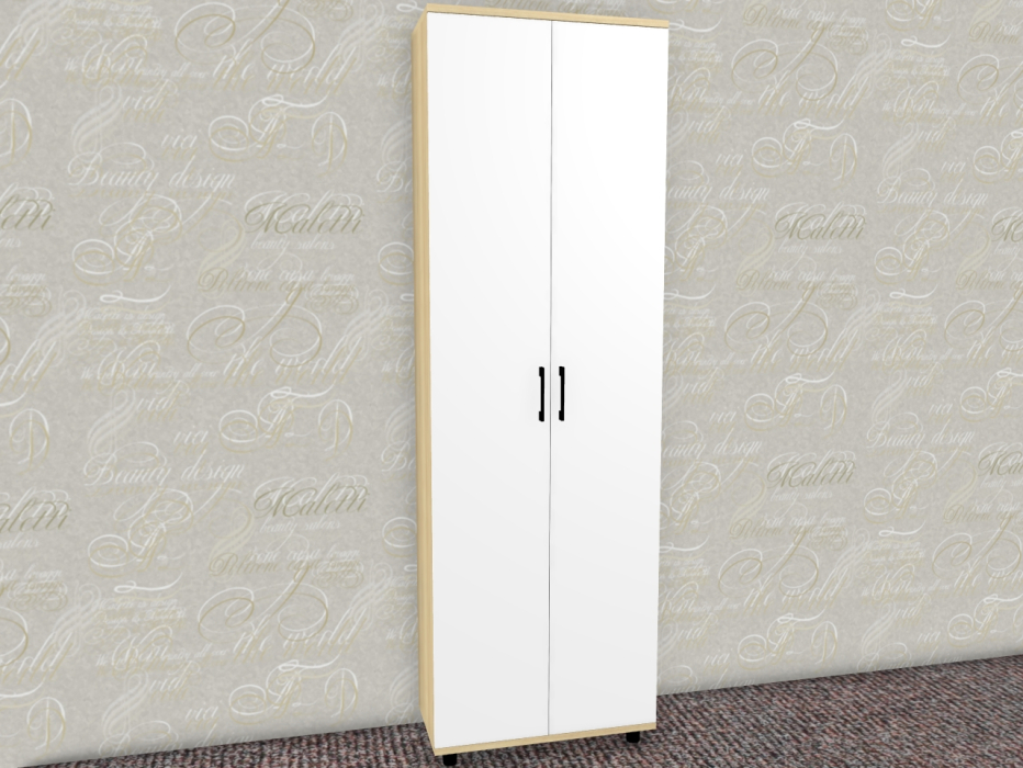 Шкафы двухстворчатые, Модульная система Грейс Шкаф ШК-5034  Ясень Асахи