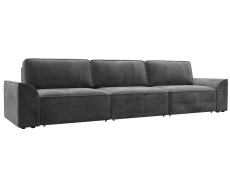 Диваны еврокнижки, Диван прямой Лига-048 НПБ Лонг, велюр TOWER