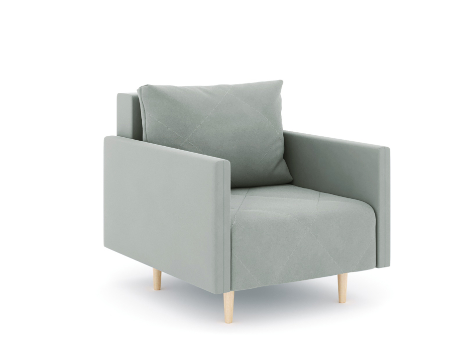 Кресло для отдыха, Кресло для отдыха Милли с подлокотниками, велюр