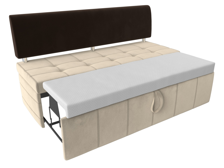 Диваны прямые кухонные, Кухонный прямой диван Стоун, микровельвет