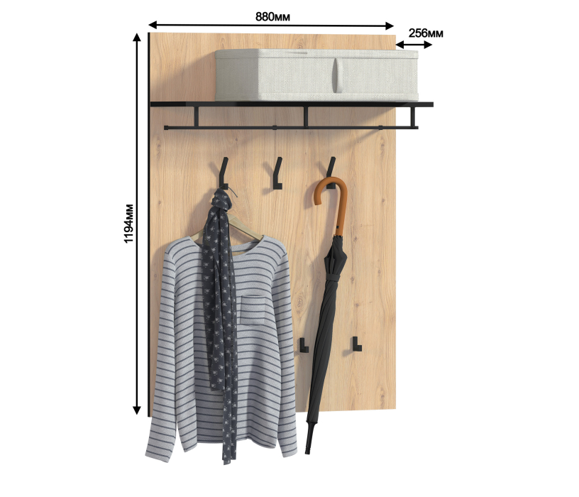 Настенные, Лофт СБ-3103 Вешалка