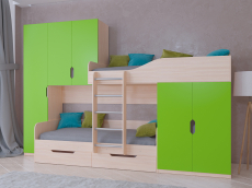 Для подростков, Кровать двухъярусная Лео