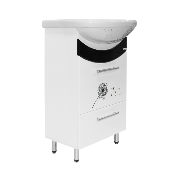 Тумбы без раковины, Тумба д/ванной РАДУГА-52 ОДУВАНЧИК под умывальник Альфана-52