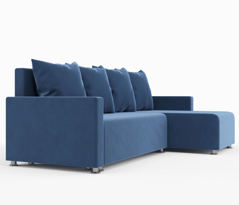 Диваны угловые в гостиную, Угловой диван-кровать Таити,велюр