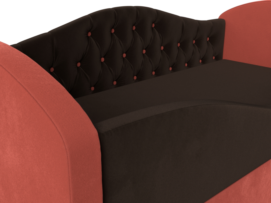 Кровати одноярусные, Детская кровать Сказка Люкс, микровельвет