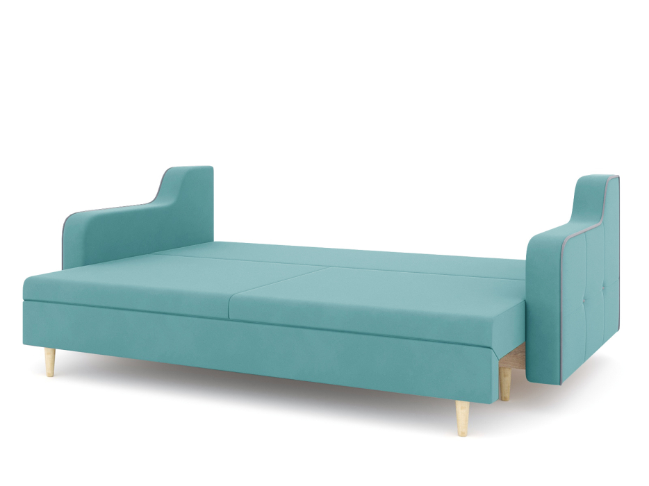 Диваны еврокнижки, Диван-кровать еврокнижка-пантограф Оникс, велюр