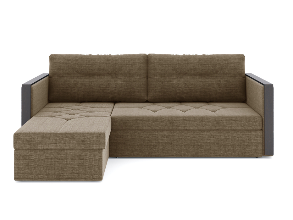 Диваны угловые в гостиную, Диван-кровать угловой Даймонд дельфин, рогожка Люкс