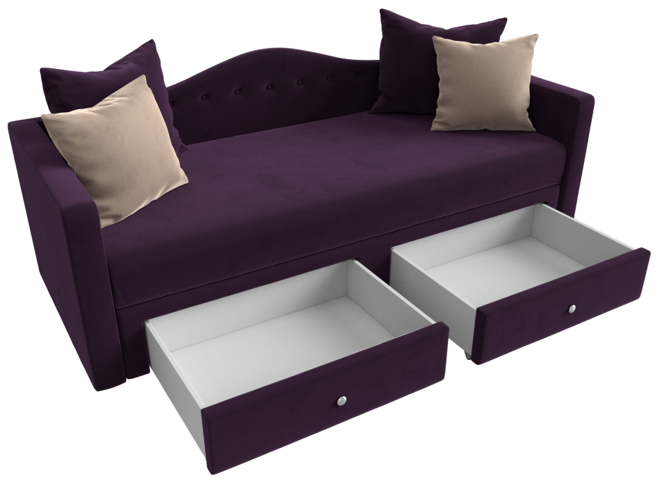 Детские диваны, Детский прямой диван Дориан, Велюр