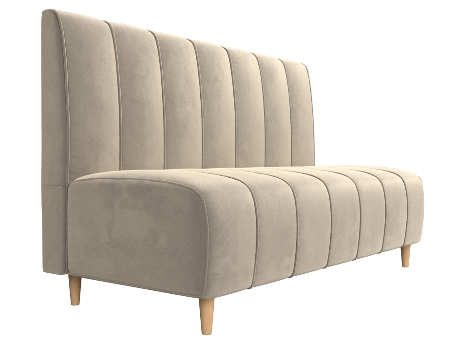 Диваны прямые кухонные, Прямой диван Ральф, микровельвет