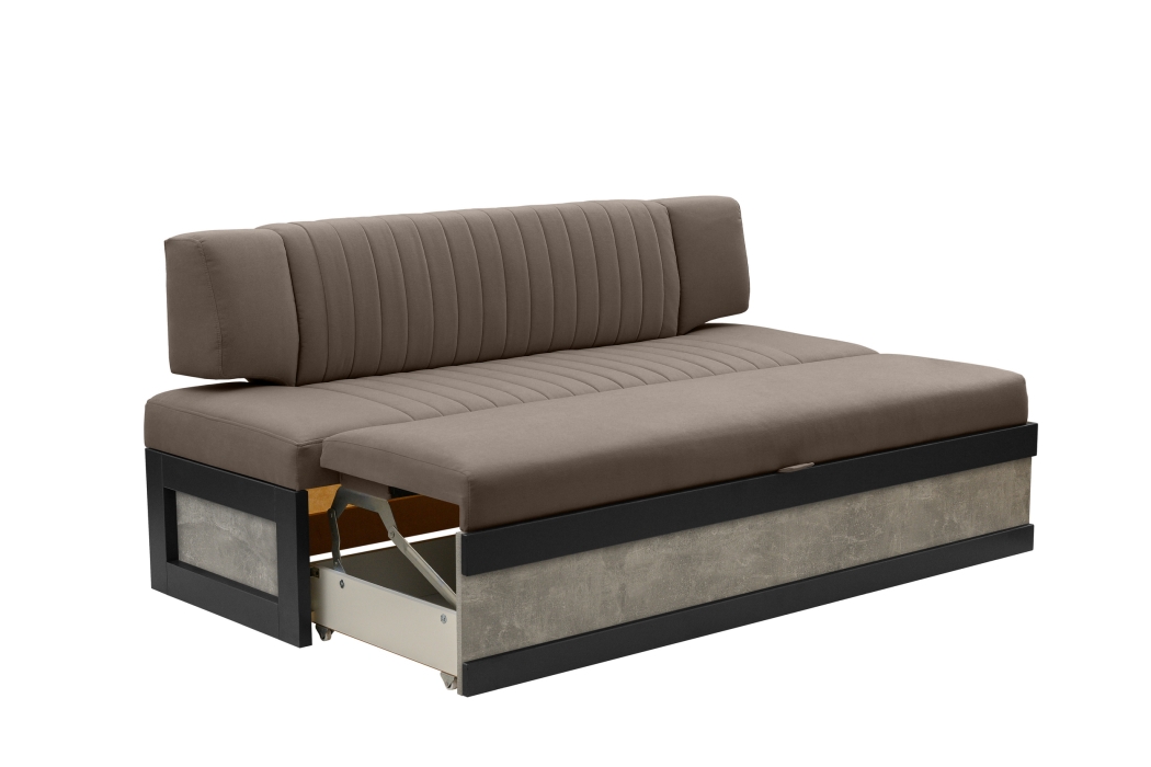 Диваны прямые кухонные, Прямой кухонный диван Парус 174 Ателье светлое