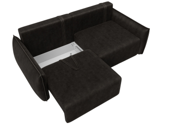 Диван прямой Лига-051 НПБ, велюр BRUT