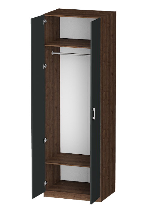 Для одежды, Распашной шкаф Лайф для одежды 80*60*240 Дуб экспрессив