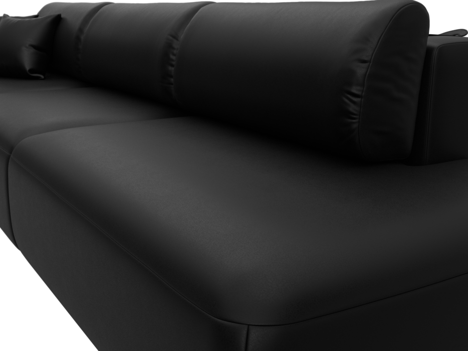 Диваны еврокнижки, Диван прямой Лига-036 НПБ Модерн Лонг подлокотник слева, экокожа GRIFON