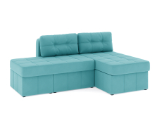 Диваны угловые в гостиную, Диван-кровать угловой Оливер Люкс еврокнижка-трансформер, велюр