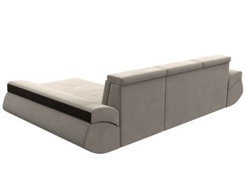 Диван угловой Лига-032 правый угол, микровельвет