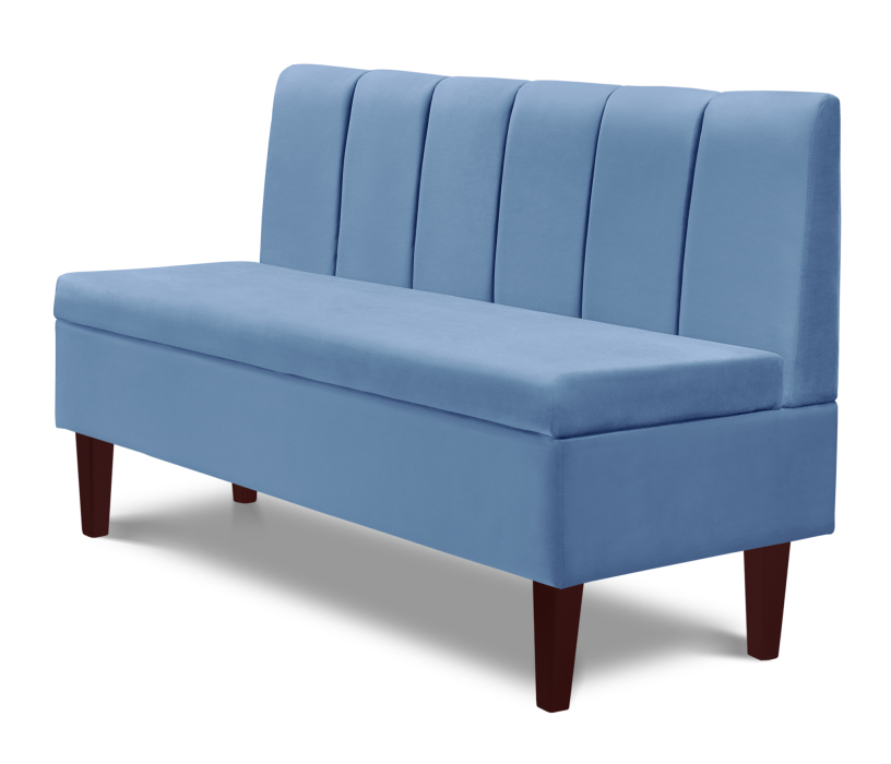 Диваны прямые, Диван прямой на ножках Лео 132, микровелюр