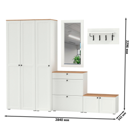 Модульная мебель для прихожей Остин № 49