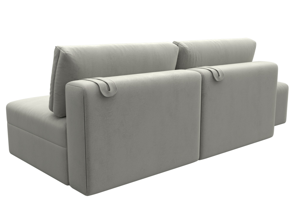 Диваны еврокнижки, Диван прямой модульный с пуфом Лига-060 НПБ, велюр TOWER